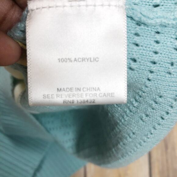 🆕 ModCloth Day Brightened Sweater in Sky Large - Picture 4 of 6